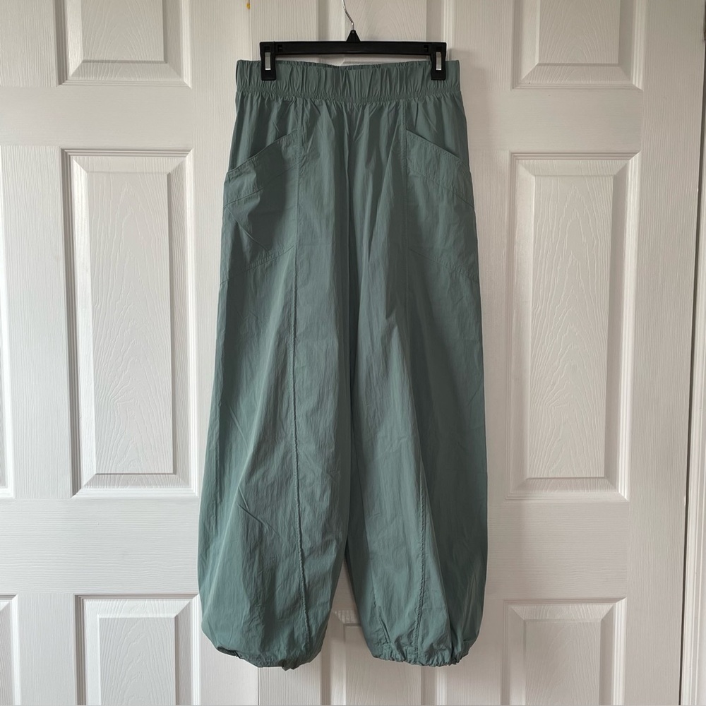 Te Verde Dusty Turquoise Parachute Pants